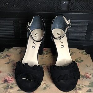 Black Sandles Size 10